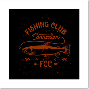 Fishing TShirt - Fisherman Club Posters and Art